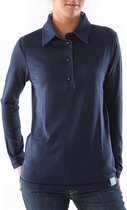 Poloshirt vrouw (2 stuks) Kleur: Blauw | Maat: L | Zeer lange levensduur