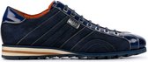 Harris Mannen Suède    Lage sneakers / Herenschoenen  0894 sue - Blauw - Maat 43