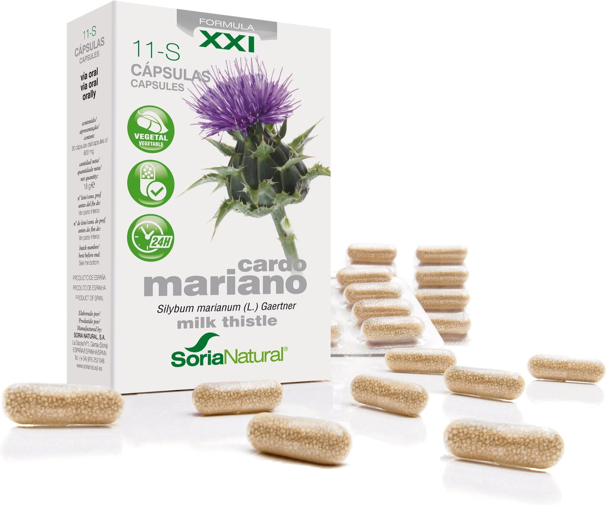 Food Supplement Soria Natural Mary Thistle 30 Units