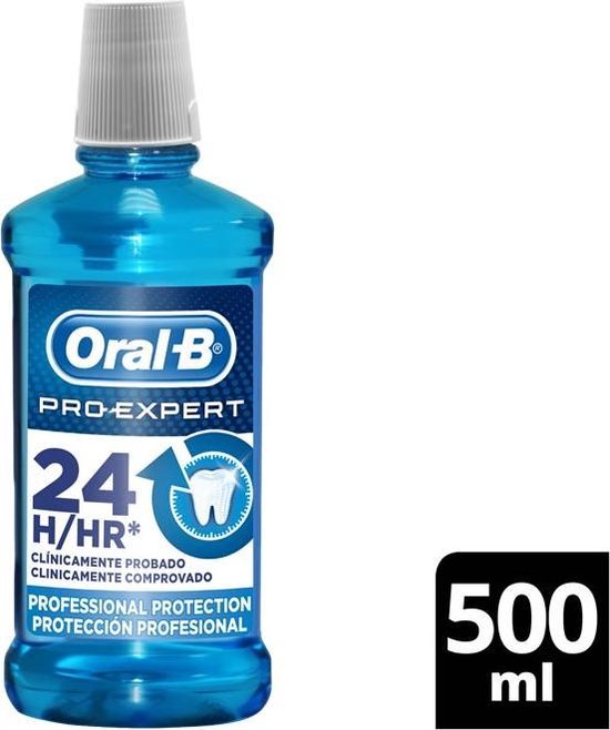 Oral B Pro Expert Professional Protection Fresh Mint Mouthwash 500ml Bol