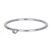 iXXXi invulring Pink 1 Stone Crystal R03908 (1MM)