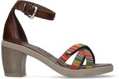 Wolky Sandalen Exit cognac kurk leer