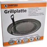 Universele Grillplaat  - Grillopzetstuk Ø30,5 cm BBQ  voor Camping gasfornuis