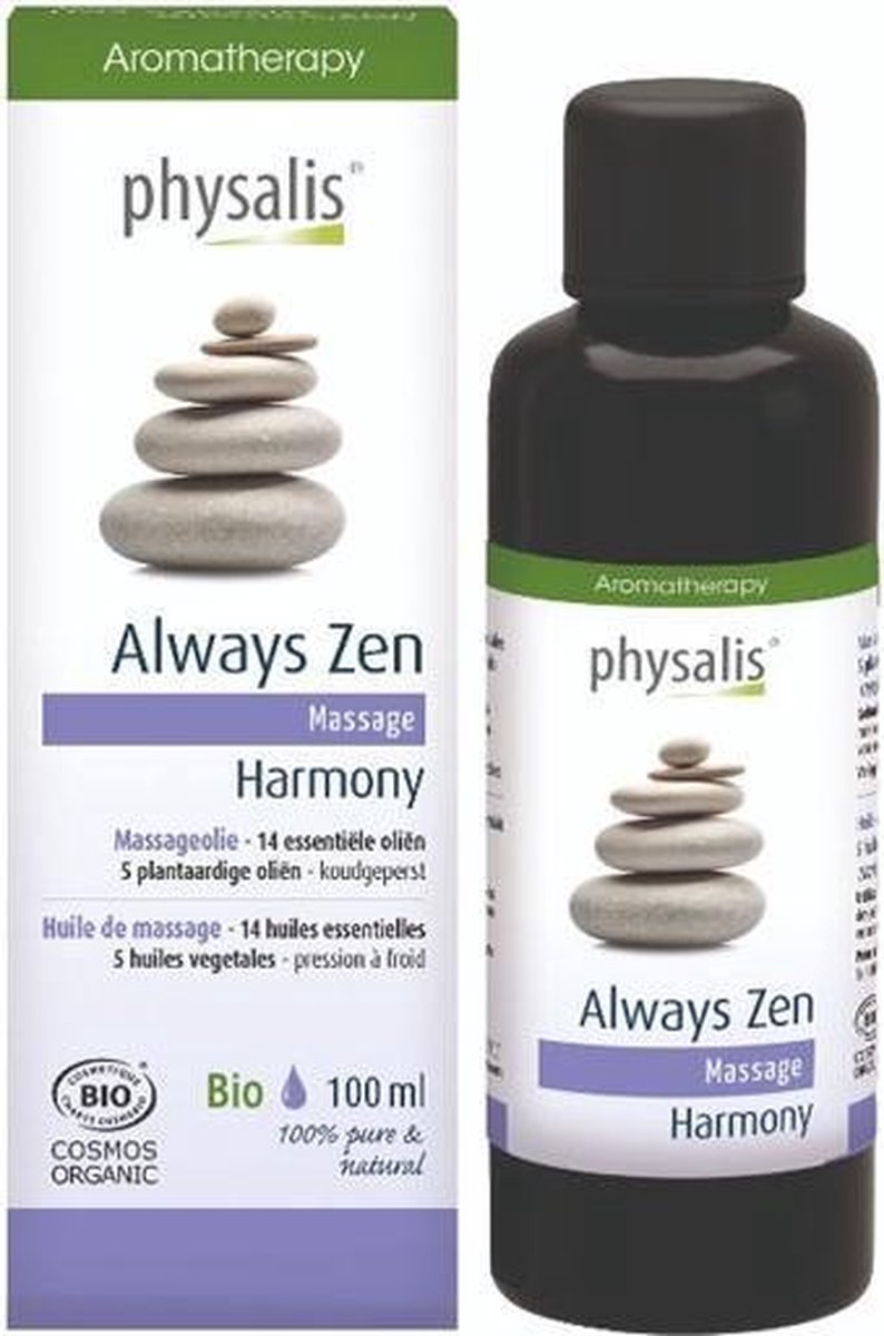 Goedkoopste Physalis Massageolie always zen 100 Milliliter