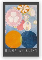 Hilma Af Klint Museum Exhibition Posters 4 - 20x25cm Canvas - Multi-color