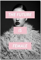 Beauty Poster Female - 30x40cm Canvas - Multi-color