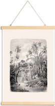 JUNIQE - Posterhanger Sri Lanka -20x30 /Grijs & Ivoor