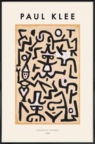 JUNIQE - Poster in kunststof lijst Klee - Comedians' Handbill -30x45