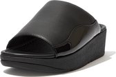 FitFlop™ Myla Leather Slides Zwart - Maat 37