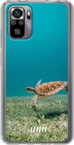 6F hoesje - geschikt voor Xiaomi Redmi Note 10S -  Transparant TPU Case - Turtle #ffffff