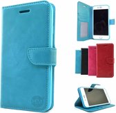 Aquablauw Wallet / Book Case / Boekhoesje Samsung galaxy A3 2017 SM-A320 met vakje voor pasjes, geld en fotovakje