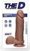 The D - Perfect D - 8 Inch With Balls Firmskyn - Caramel