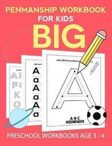 Penmanship workbook for kids- preschool workbooks age 3 - 4