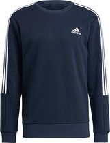 adidas - Performance Essentials Cut 3S Sweater - Blauwe Sweater - L - Blauw