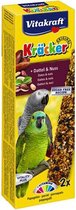 Vitakraft papegaai kracker fruit/noot - 2 in 1 - 1 stuks
