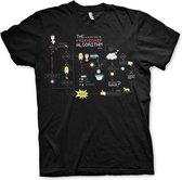 The Big Bang Theory Heren Tshirt -L- The Friendship Minions Algorithm Zwart