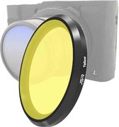 JSR gekleurde lensfilter voor Panasonic LUMIX LX10 (geel)