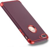 Voor iPhone 8 Plus & 7 Plus Galvaniseren TPU Beschermende Cover Case (Rood)