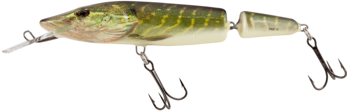 Salmo Pike Jointed Deep Runner - Plug - Real Pike -13cm - Pike