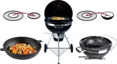 Tepro 8580 Gietijzeren Inzet Wok voor 8568 Hoofdgrillrooster