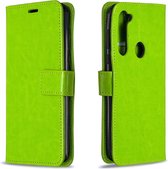 Voor Motorola Moto G Pro Crazy Horse Texture Horizontale Flip Leren Case met Houder & Kaartsleuven & Portemonnee & Fotolijst (Groen)