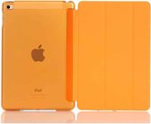 Pure Color Merge horizontale lederen flip-hoes voor iPad Mini (2019) / iPad Mini 4, met houder (oranje)