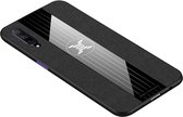 Voor Huawei Honor 9X Pro XINLI stiksels Textue schokbestendig TPU beschermhoes (zwart)