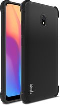 Voor Xiaomi Redmi 8A IMAK All-inclusive schokbestendige airbag TPU-hoes met schermbeschermer (metalen achterkant)