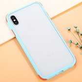 Voor iPhone XS Max TPU + pc volledige dekking anti-val beschermhoes (hemelsblauw)