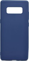 Voor Galaxy Note8 Candy Color TPU Case (blauw)