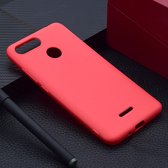 Voor Xiaomi Redmi 6 Candy Color TPU Case (rood)