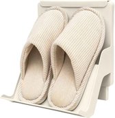 2 STUKS Home Meerlagig eenvoudig en klein ruimtebesparend schoenenrek (abrikoos)