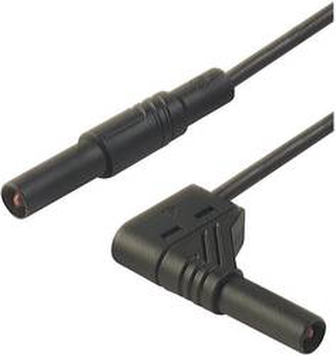 Image of SKS Hirschmann MLS WG 200/1 sw Veiligheidsmeetsnoer Banaanstekker 4 mm Banaanstekker 4 mm 2.00 m Zwart 1 stuk(s)