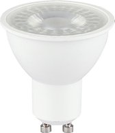 LED Spot - Nivra Hytro - GU10 Fitting - 6W - Helder/Koud Wit 6400K - Mat Wit - Kunststof