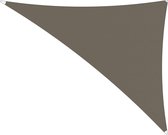 Umbrosa Ingenua schaduwdoek driehoek 5x5x5 m solidum taupe