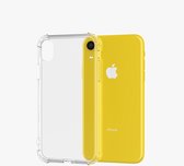 Schokbestendige transparante TPU Soft Case voor iPhone XR (transparant)