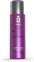 Zoete Framboos/Rabarber Waterbasis Glijmiddel - 100ml - Drogisterij - Glijmiddel - Transparant - Discreet verpakt en bezorgd