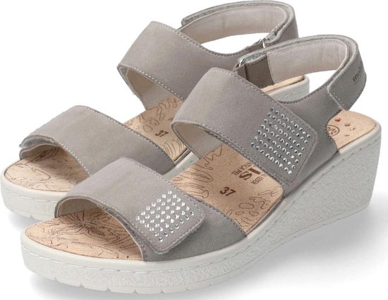 Sandale Mobils by Mephisto PAM SPARK pour femme - Gris clair - EXTRA WIDE - Taille 35