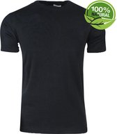 MZ72 - Heren T-Shirt - 100% biologisch katoen - Teegood - Zwart