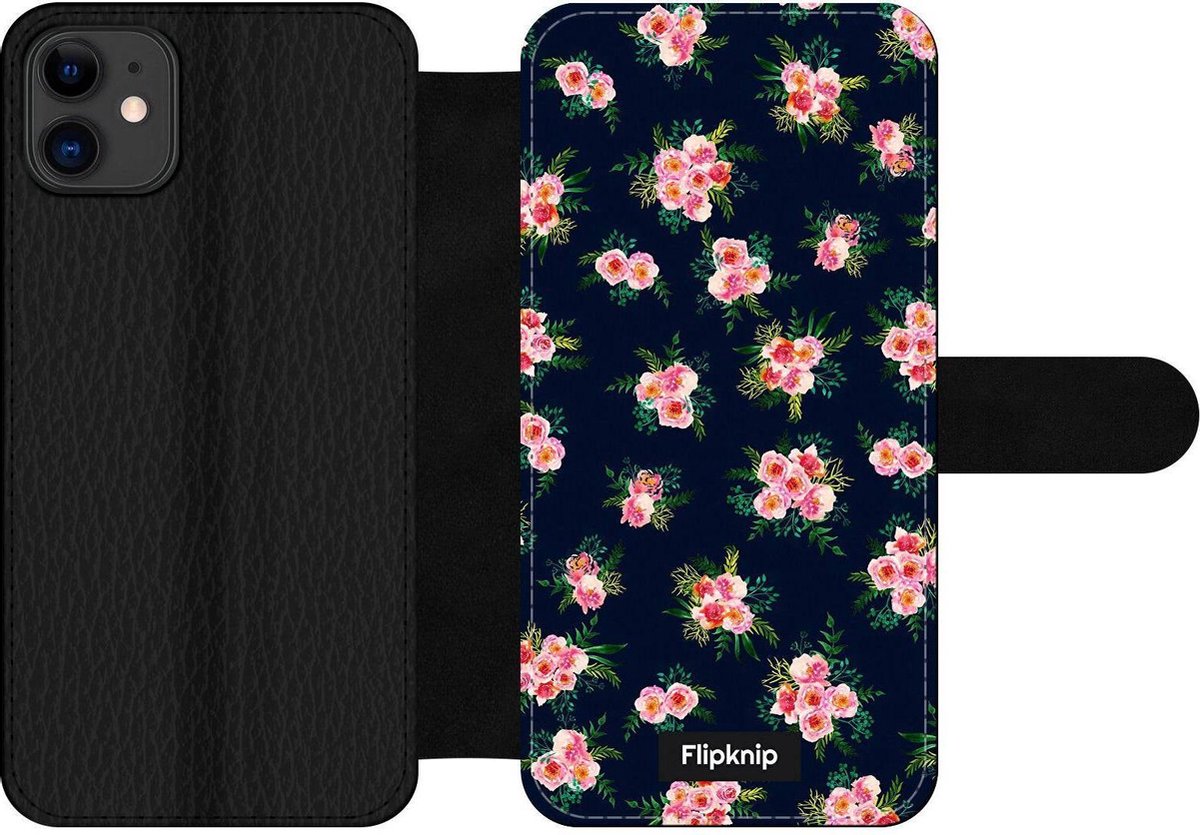 Wallet case - geschikt voor iPhone 11 - Floral N°1
