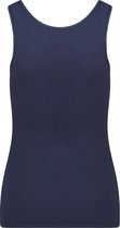 RJ Bodywear Pure Color dames top (1-pack) - hemdje met brede banden - donkerblauw - Maat: 4XL