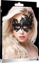 Royal Black Lace Mask - Black - Masks