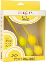 Kegel Training Set Lemon - Geisha Ball & Pelvic trainers