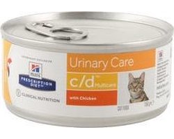 Hill's c/d - Feline - Chicken blik 24x 156 gr