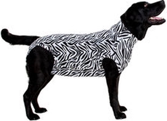 Medical Pet Shirt Hond Zebra Print - S - Medical Pet Shirt