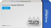 PrintAbout huismerk Toner 054 HC (054H) Cyaan Hoge capaciteit geschikt voor Canon