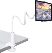 Trendfield Tablet Houder met Flexibele Arm en Klem voor Bed, Bureau of Tafel - Telefoonhouder Statief - Wit