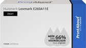 PrintAbout Lexmark E260A11E toner zwart