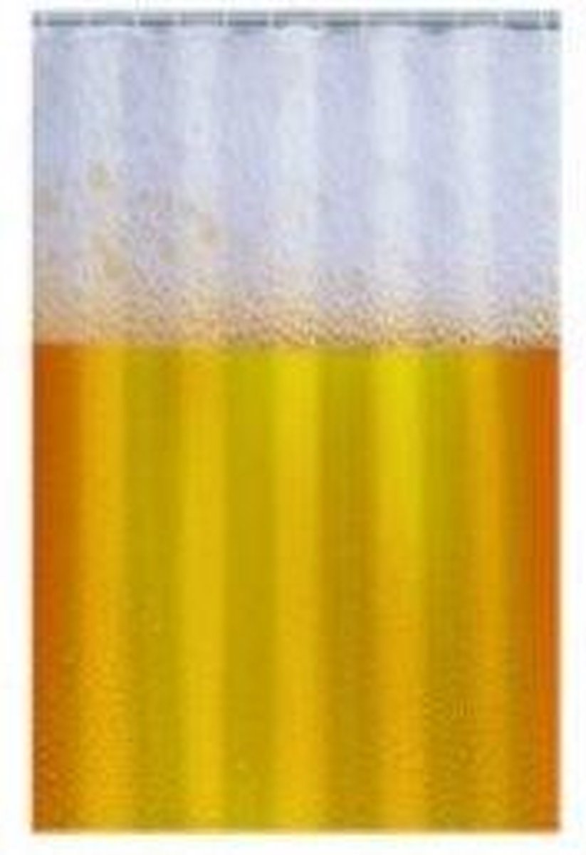 OOTB - Bier Douchegordijn - badkamer accessoire - bier gadget