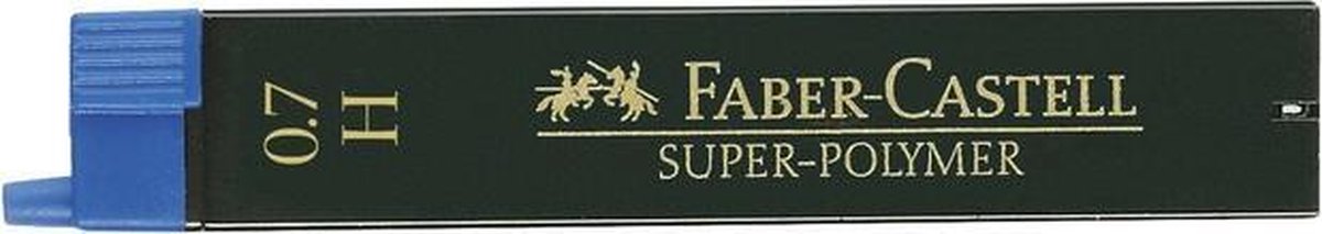 Faber-Castell potloodstiftjes - Super-Polymer - 0,7mm - H - 12 stuks - FC-120711